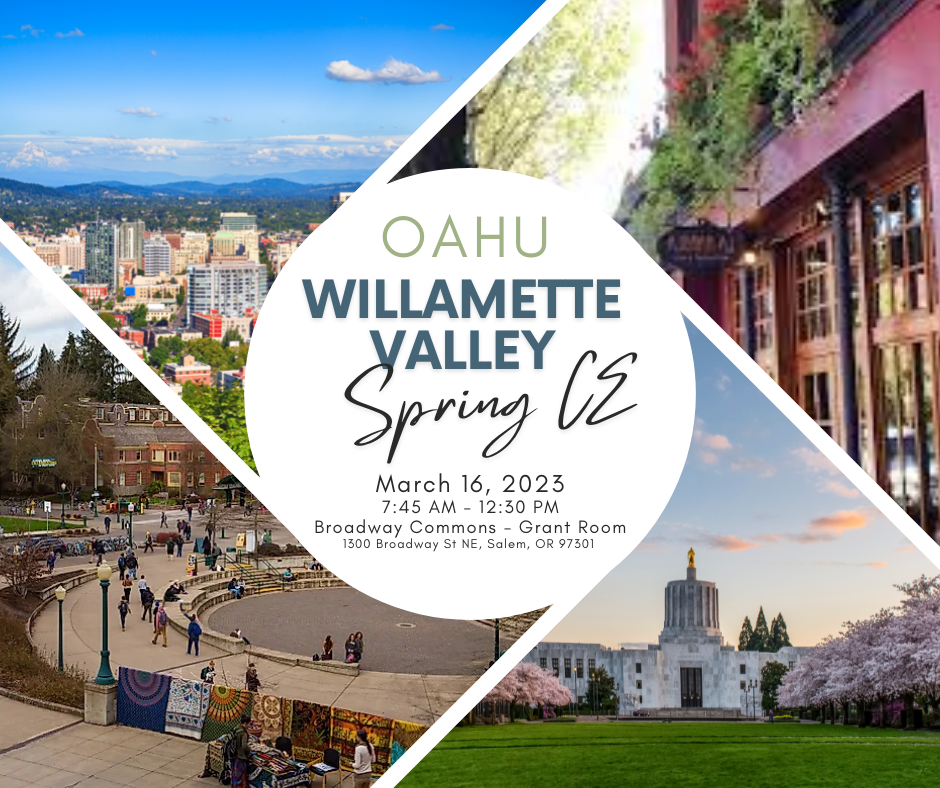 OAHU 2023 Willamette Valley Spring CE